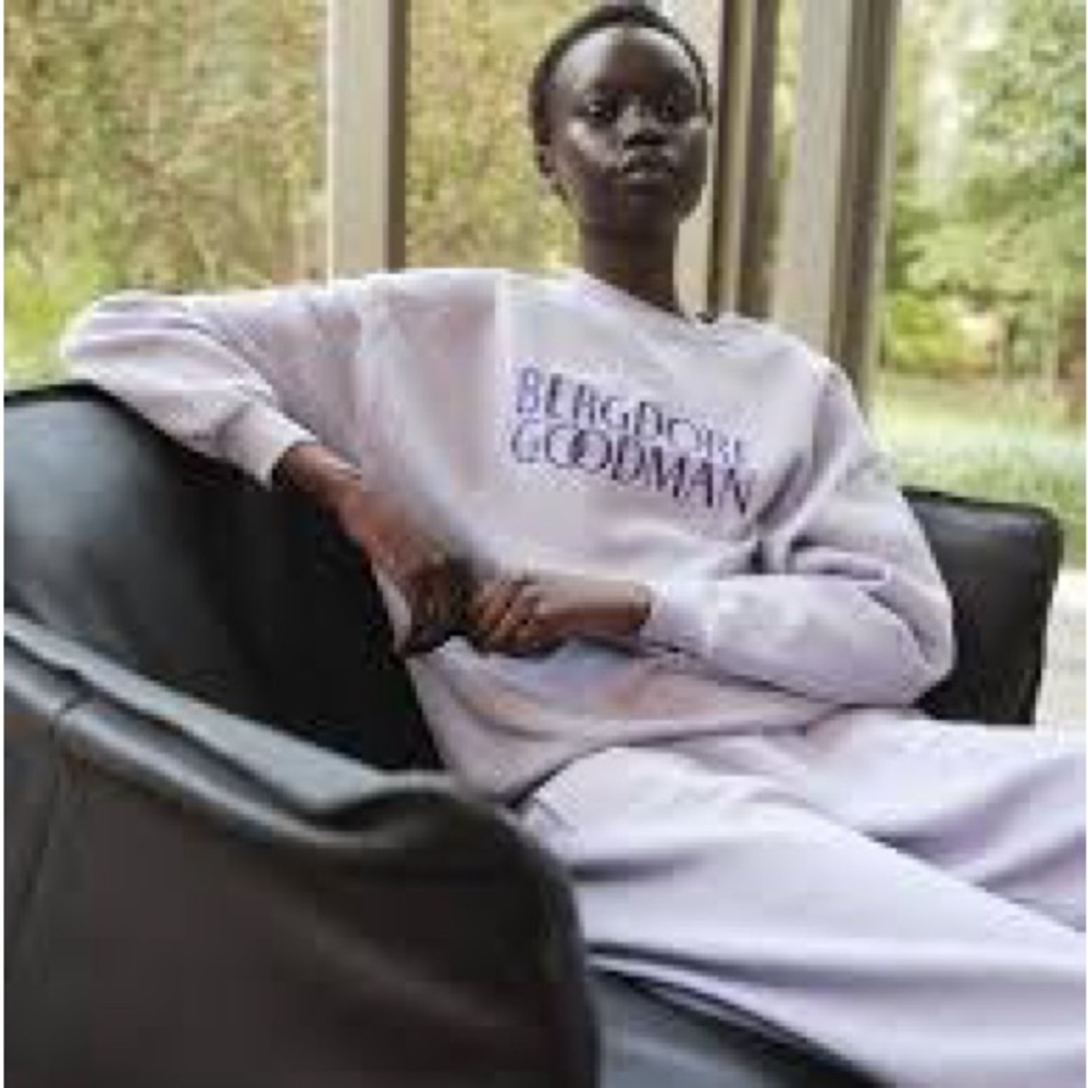 Bergdorf Goodman Lavender Sweatshirt and Pants Set by Kule XL lightly worn
